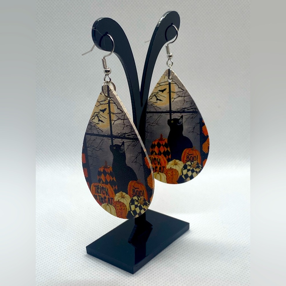 🎃Halloween Black Cat Earrings🎃